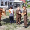 DALAM RANGKA MERAYAKAN HARI RAYA IDHUL ADHA 10 ZULHIJAH 1445 HIJRIAH TAHUN 2024 KEJAKSAAN TINGGI KEPULAUAN BANGKA BELITUNG MELAKSANAKAN  PEMOTONGAN 9 HEWAN QURBAN