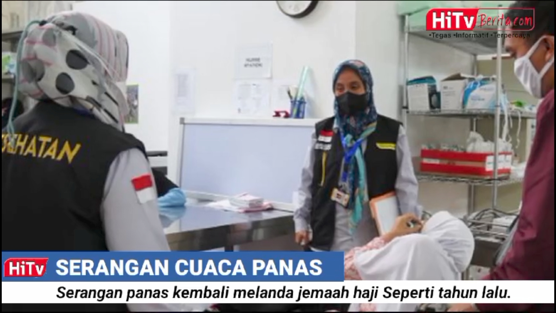 JEMAAH HAJI KEMBALI TERKENA CUACA PANAS