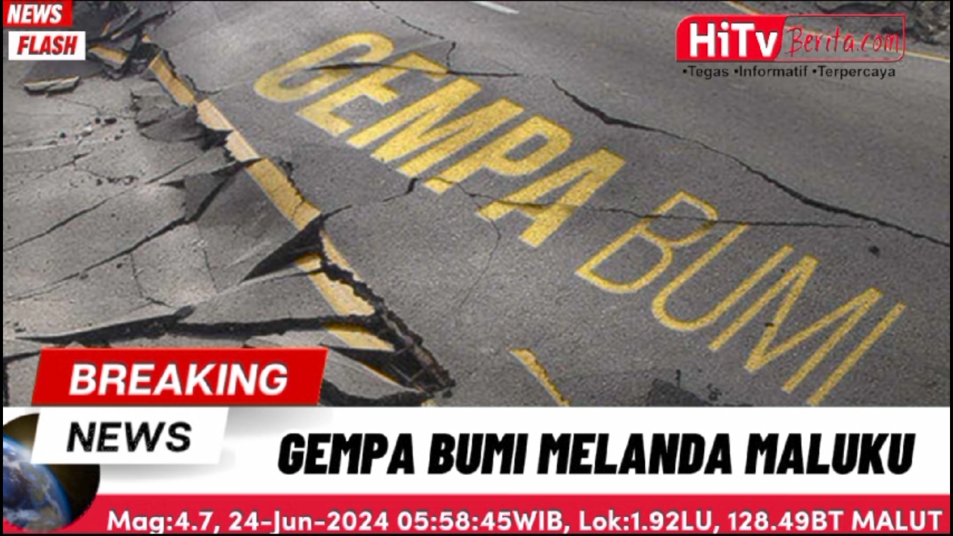 GEMPA MALUKU UTARA DARI BMKG
