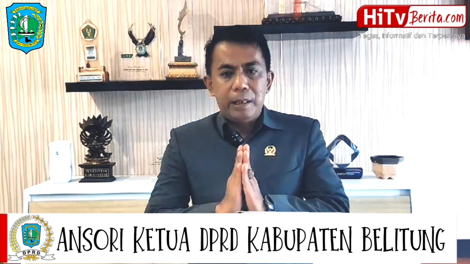 ANSORI KETUA DPRD KABUPATEN BELITUNG MENGUCAPKAN SELAMAT HARI JADI KOTA TANJUNG PANDAN KE-186