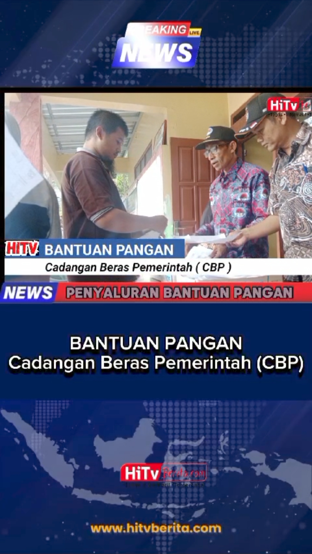 Bantuan Pangan Cadangan Beras Pemerintah (CBP) Di Desa Karanggintung Kecamatan Kemranjen Banyumas