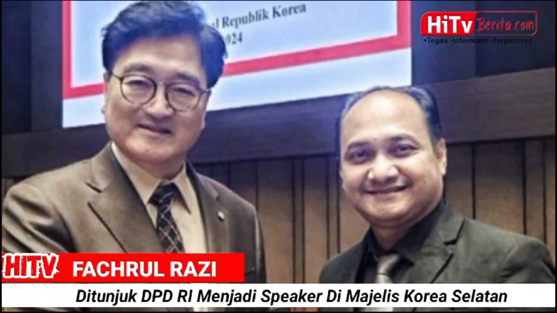 Fachrul Razi Di Tunjuk DPD RI Menjadi Speaker Di Majelis Korsel