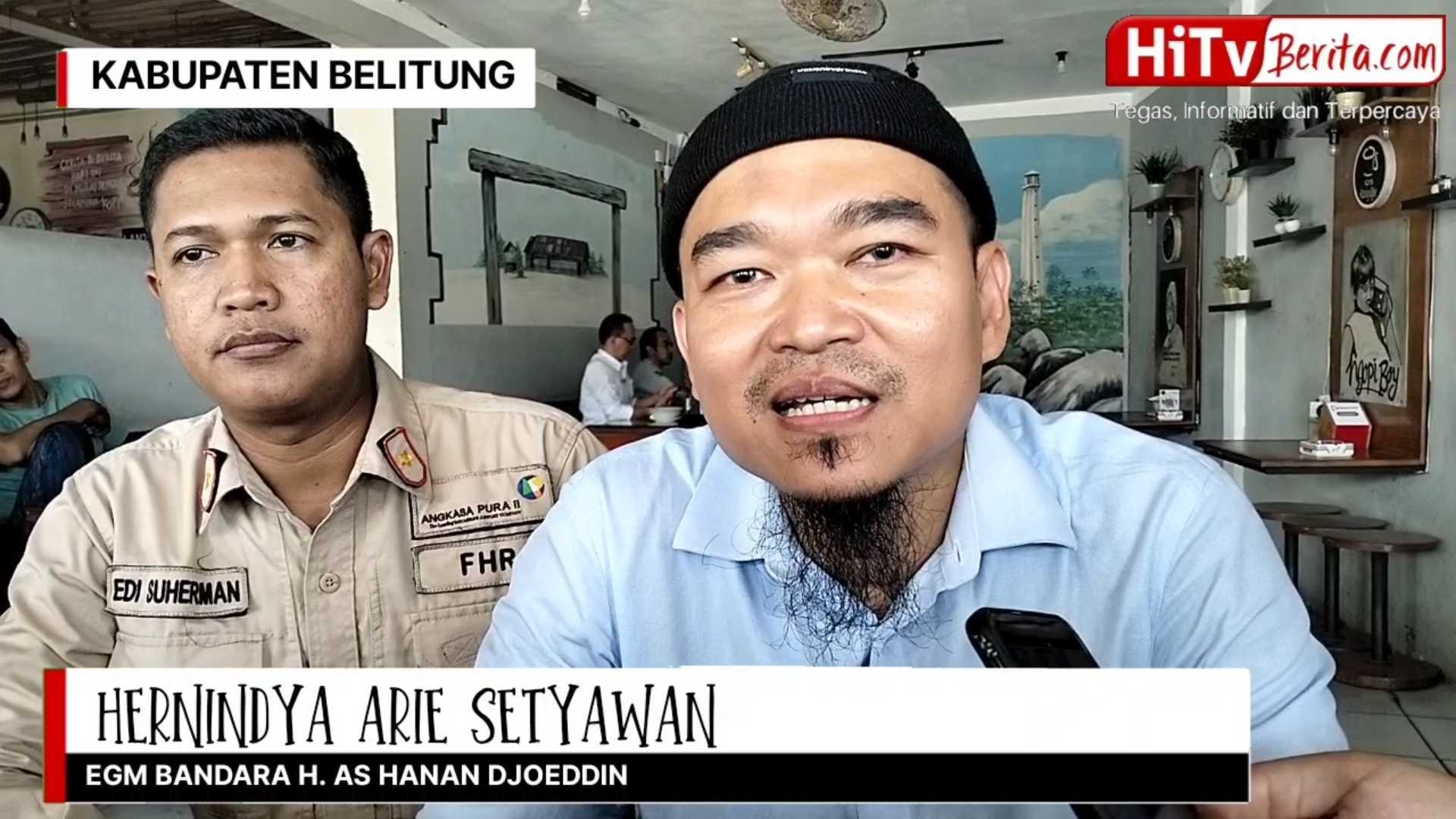 Hernindya Arie Setyawan Executive General Manager Bandara H. AS Hanandjoeddin, Gelar Coffee Morning Bersama Insan Pers Belitung