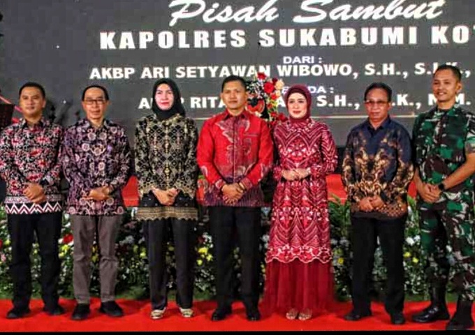 Pisah Sambut Kapolres Sukabumi Kota, Dari AKBP Ari Setyawan Wibowo kepada AKBP Rita Suwadi