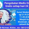 dr Nu’man M Kes,  Memberikan Pengobatan Dan Sunat Modern Gratis.