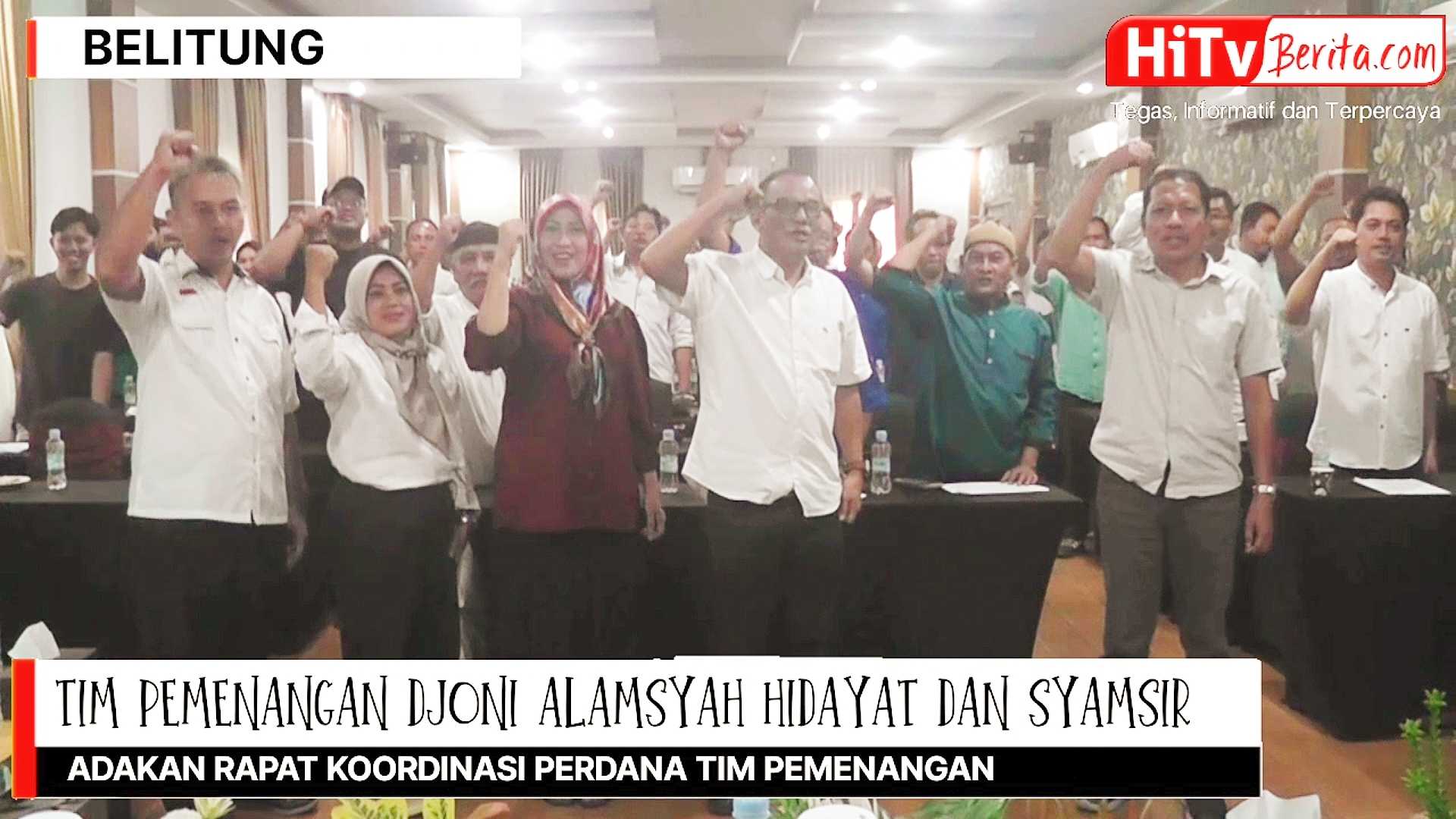 Tim Pemenangan Pasangan Calon Bupati Dan Wakil Bupati Belitung Joni Alamsyah Hidayat Dan Syamsir, Adakan Rapat Koordinasi Perdana  Pembentukan Tim Pemenangan Djoss