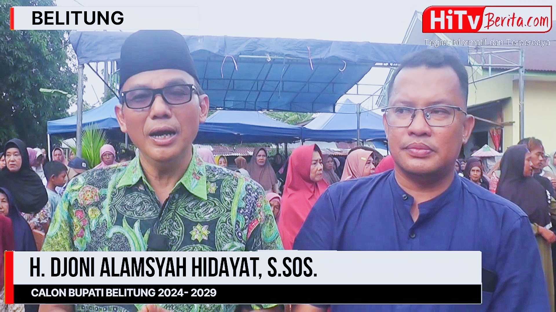 Kampanye Ke-5 Djoni Alamsyah Hidayat Dan Syamsir Disambut Dengan Suka Cita Oleh Warga Selat Nasik