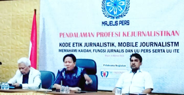 Sekjen Majelis Pers: Karya Jurnalistik Tidak Menganut Kriminalisasi Hukum Pidana