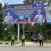 Dit Lantas Polda Babel Pasang Spanduk Himbauan Keselamatan Lalu Lintas, Kombes Pol Hendra : Ini Komitmen Kita