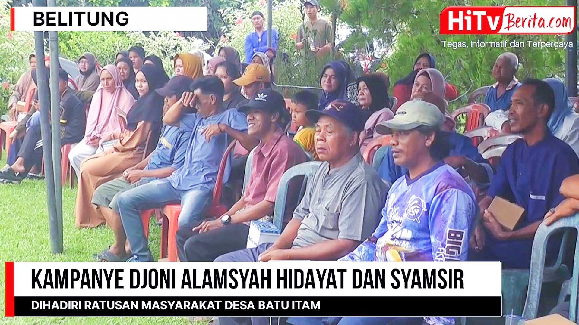 Ratusan Masyarakat Desa Batu Itam Hadiri Kampanye Djoni Alamsyah Hidayat Dan Syamsir