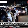 Kali Ini Masyarakat Desa Air Sagak, Lagi Lagi Tumpah Ruah Hingga Kejalan Untuk Mengikuti Kampanye Paslon DJOSS