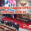 Presiden Jokowi dan Presiden Terpilih Prabowo Subianto, Hadiri Pelantikan Anggota DPRD, DPR Dan MPR RI