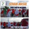 Peringati Hari Santri Nasional, NU Banyumas Gelar Senam Massal di Menara Teratai Purwokerto