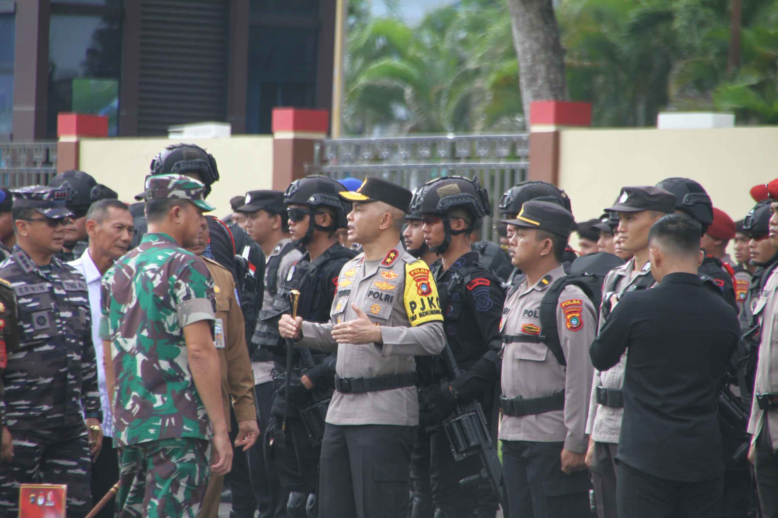 Polda Babel Gelar Apel Pergeseran Pasukan Jelang Pengamanan Pemungutan Suara Pilkada 2024