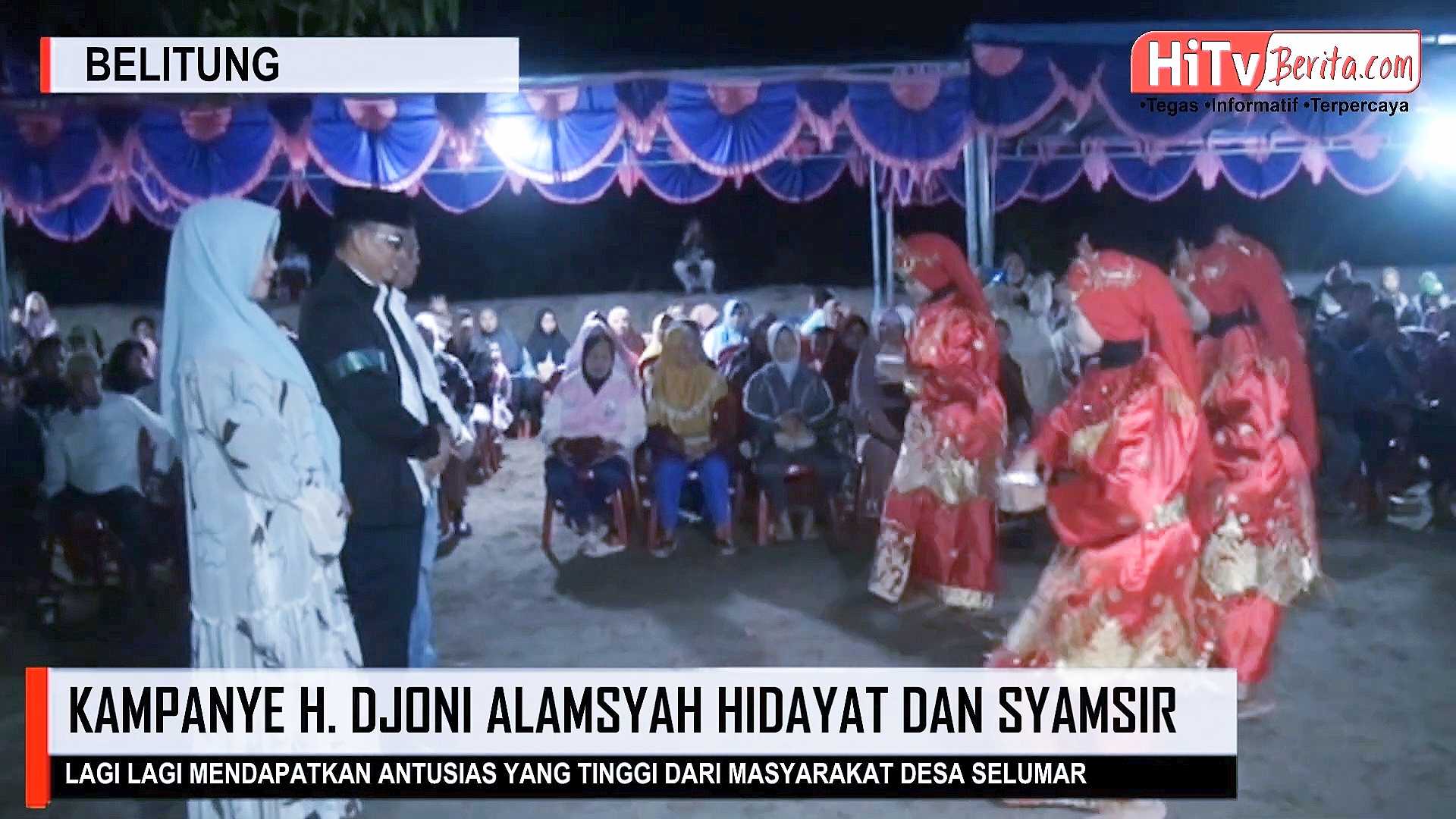 KAMPANYE H. DJONI ALAMSYAH HIDAYAT DAN SYAMSIR LAGI LAGI MENDAPATKAN RESPON SERTA ANTUSIAS YANG TINGGI DARI MASYARAKAT DESA SELUMAR