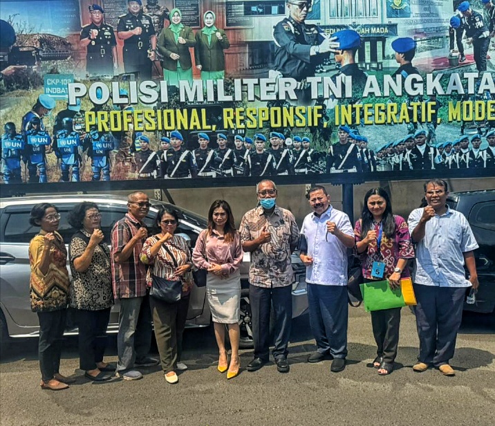 Warga Perumahan Bengrah Jaya Cijantung, Sampaikan Aduan Ke Puspom Angkatan Darat