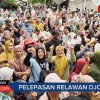Pelepasan Relawan DJOSS Oleh Bupati Terpilih H. Djoni Alamsyah Hidayat Yang Di Dampingi Oleh Wakil Bupati Belitung Syamsir Di Desa Tanjung Rusa Kecamatan Membalong