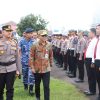 Bupati Belitung H. Djoni Alamsyah Hidayat S.Sos, Hadiri Gelar Apel Pasukan Operasi Ketupat 2025