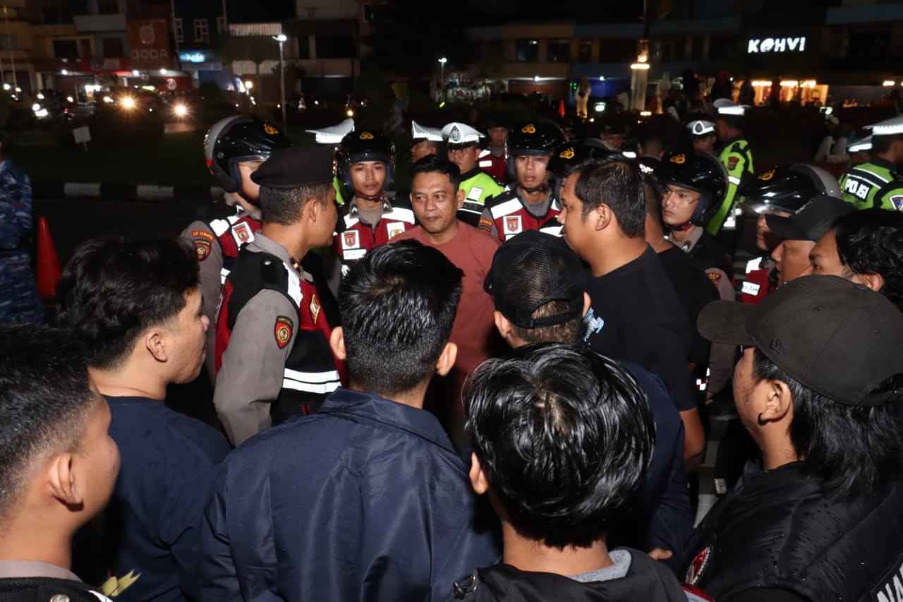 Polres Belitung Gelar Patroli Malam KRYD untuk Antisipasi Gangguan Kamtibmas Jelang Idul Fitri 1446 H
