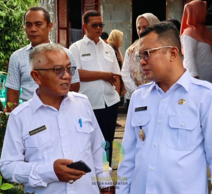 Pemerintah Kabupaten Belitung Salurkan Bantuan Pangan untuk Korban Bencana Angin Puting Beliung