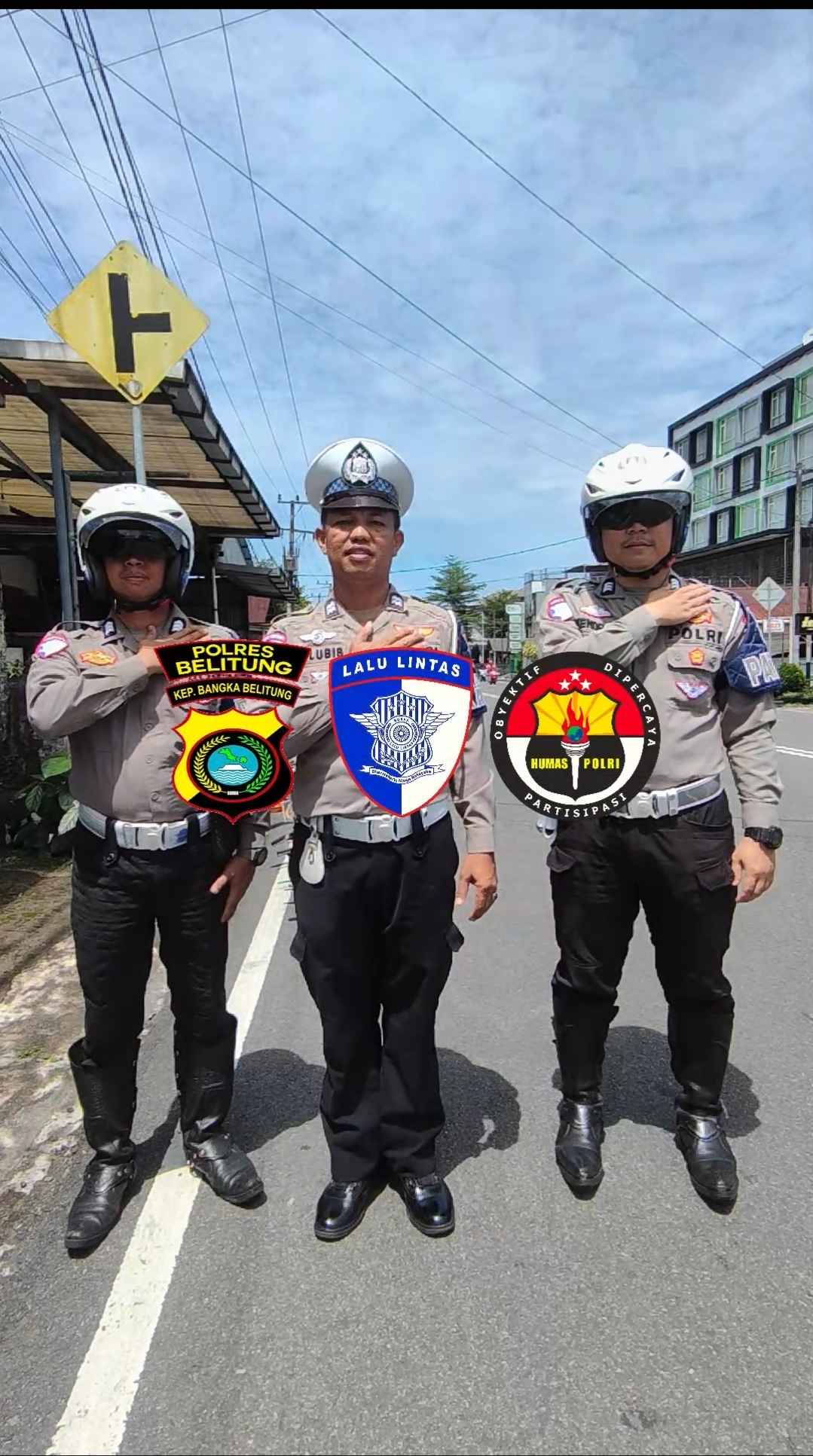 Satlantas Polres Belitung Mengajak Masyarakat Yang Ingin Mudik Untuk Selalu Mentaati Aturan Lalu Lintas