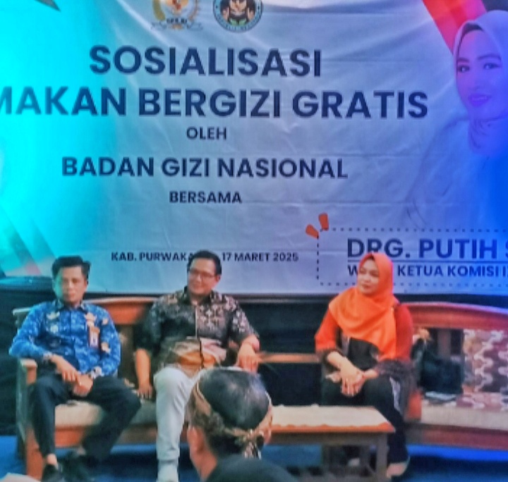 Wakil Ketua Komisi IX DPR RI, DRG. Putih Sari, Gelar Sosialisasi Makan Bergizi Gratis (MBG) di Purwakarta