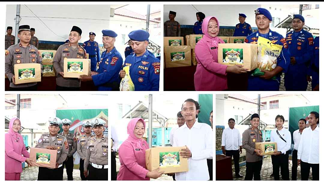 BAZAR RAMADHAN POLRI PRESISI DAN BAKSOS RAMADHAN BHAYANGKARI 2025 POLRES BELITUNG