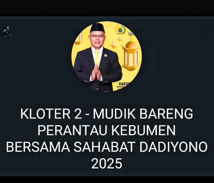 Mudik Gratis Perantau Kebumen Bersama Sahabat Dadiyono Siap Diberangkatkan Dari Monas
