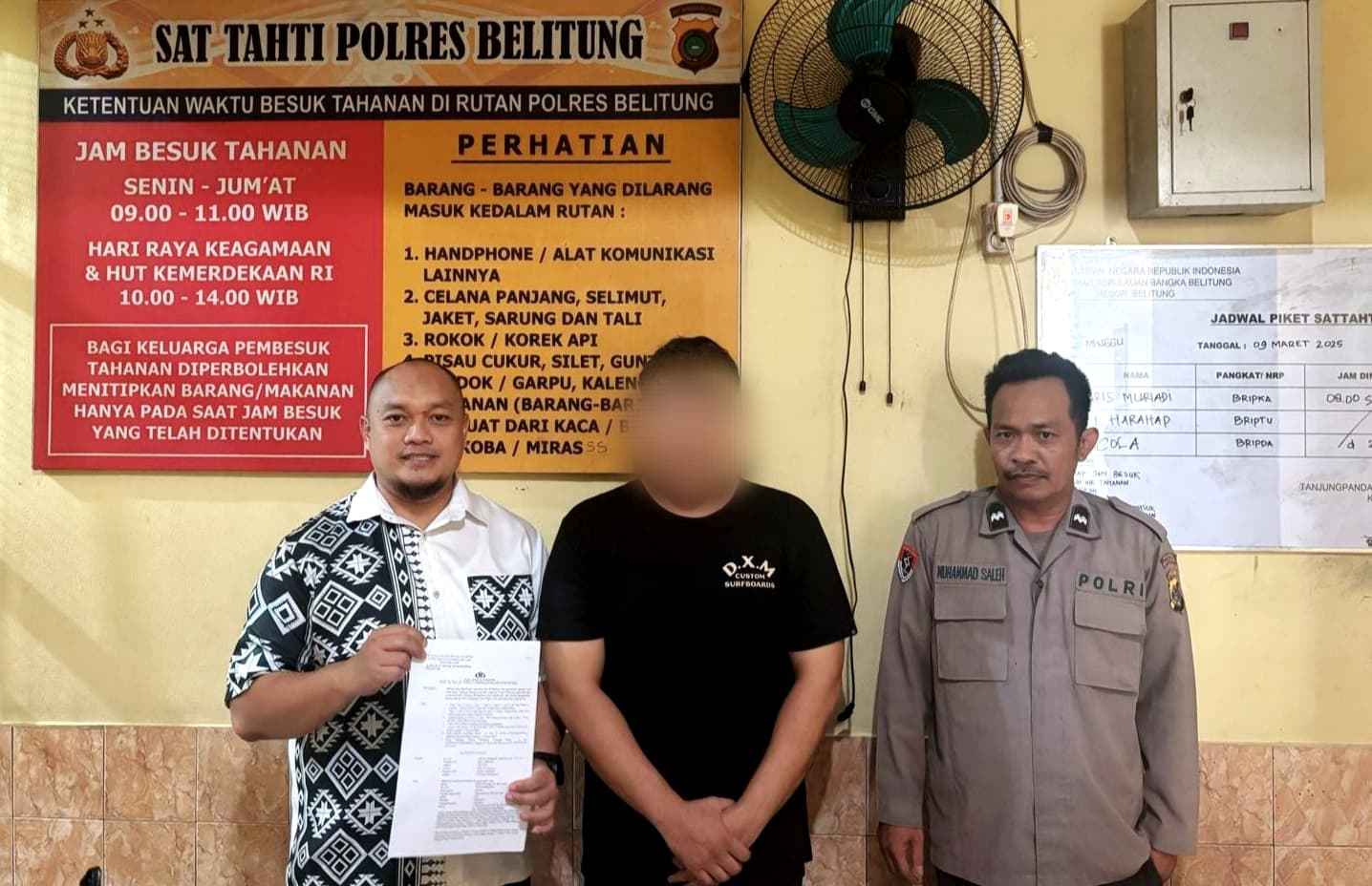 Polres Belitung Tahan Oknum Pegawai Bank Terkait Kasus Dugaan Tindak Pidana Perbankan dan Penggelapan Dana Nasabah