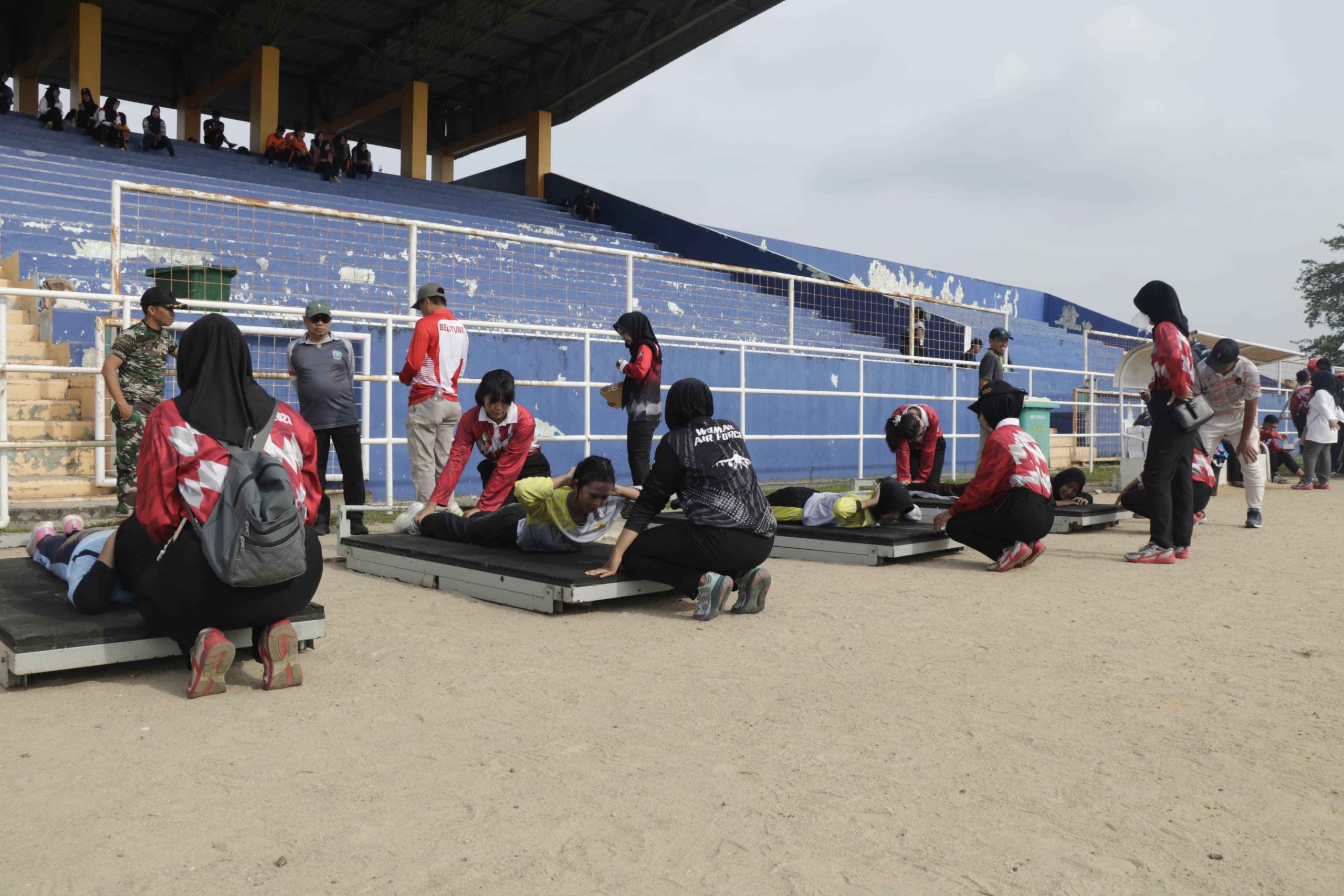 Seleksi Kesamaptaan Calon Paskibraka 2025 di Belitung Berlangsung Tertib