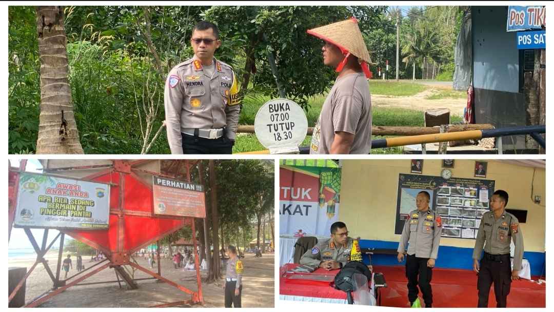 Dir Lantas Polda Babel Pantau Lokasi Wisata, Pastikan Kenyamanan Dan Keamanan Masyarakat Terjamin Selama Libur Lebaran