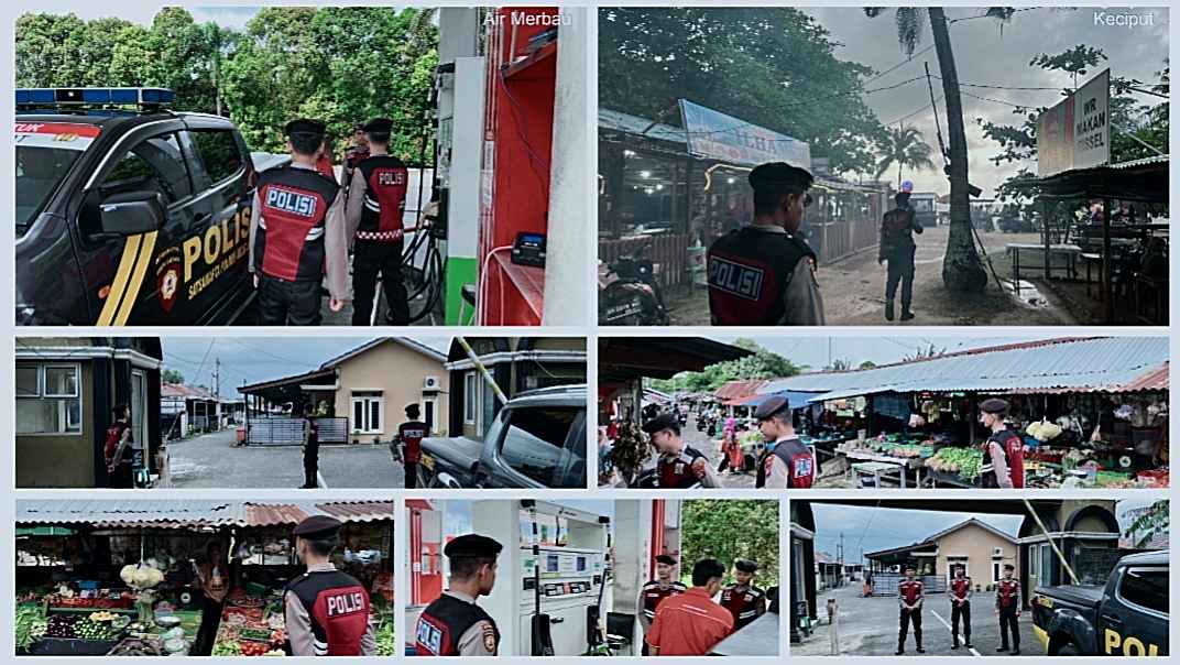 Sat Samapta Polres Belitung Laksanakan Patroli Kamtibmas Presisi di Lokasi Wisata dan Titik Strategis Saat Libur Akhir Pekan