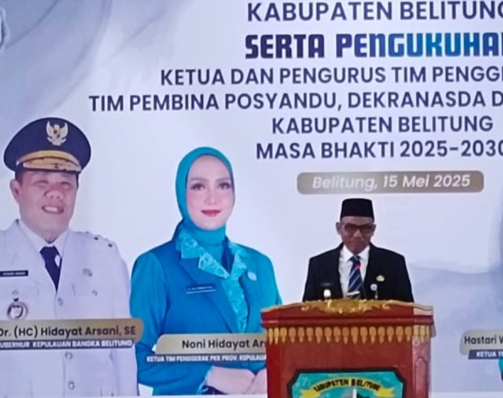 Pelantikan Ketua DEKRANASDA dan Bunda PAUD Belitung: Komitmen Baru Pemberdayaan dan Pendidikan Anak Usia Dini
