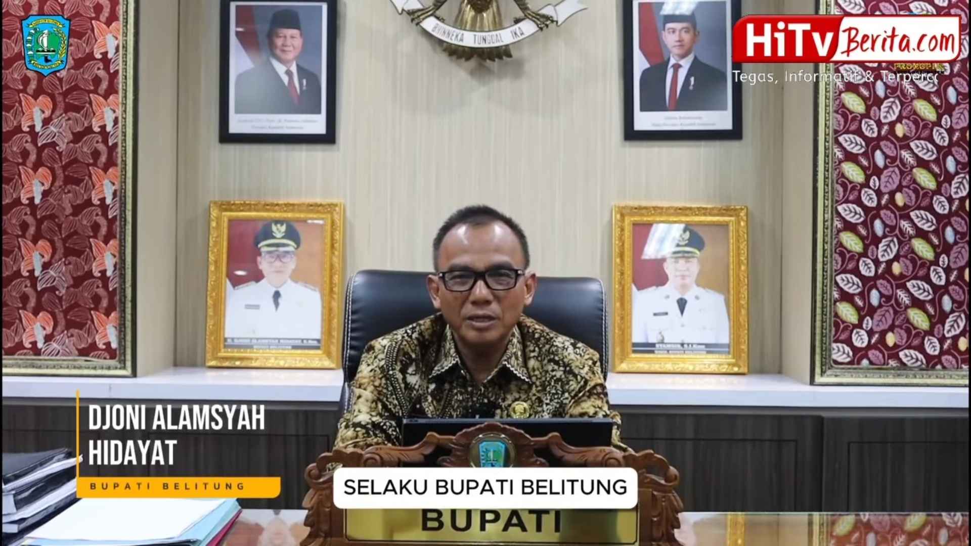 Bupati Belitung H. Djoni Alamsyah Hidayat, S.Sos Mengajak Masyarakat Untuk Mendukung Kebijakan Gubernur Babel Dalam Program Pemutihan  Denda Pajak Kendaraan Bermotor