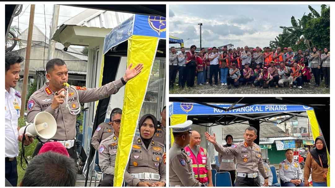 Ditlantas Polda Babel Berikan Pelatihan Dan Pembinaan Kepada Puluhan Jukir Di Pangkalpinang