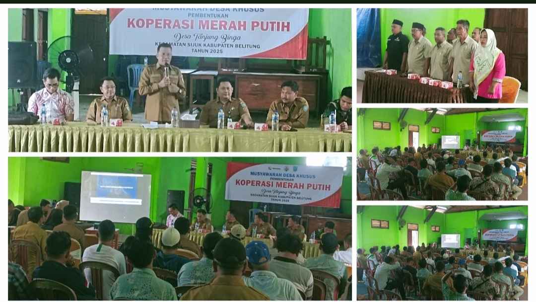 Musyawarah Desa Khusus Digelar, Tanjung Binga Bentuk Koperasi Desa Merah Putih