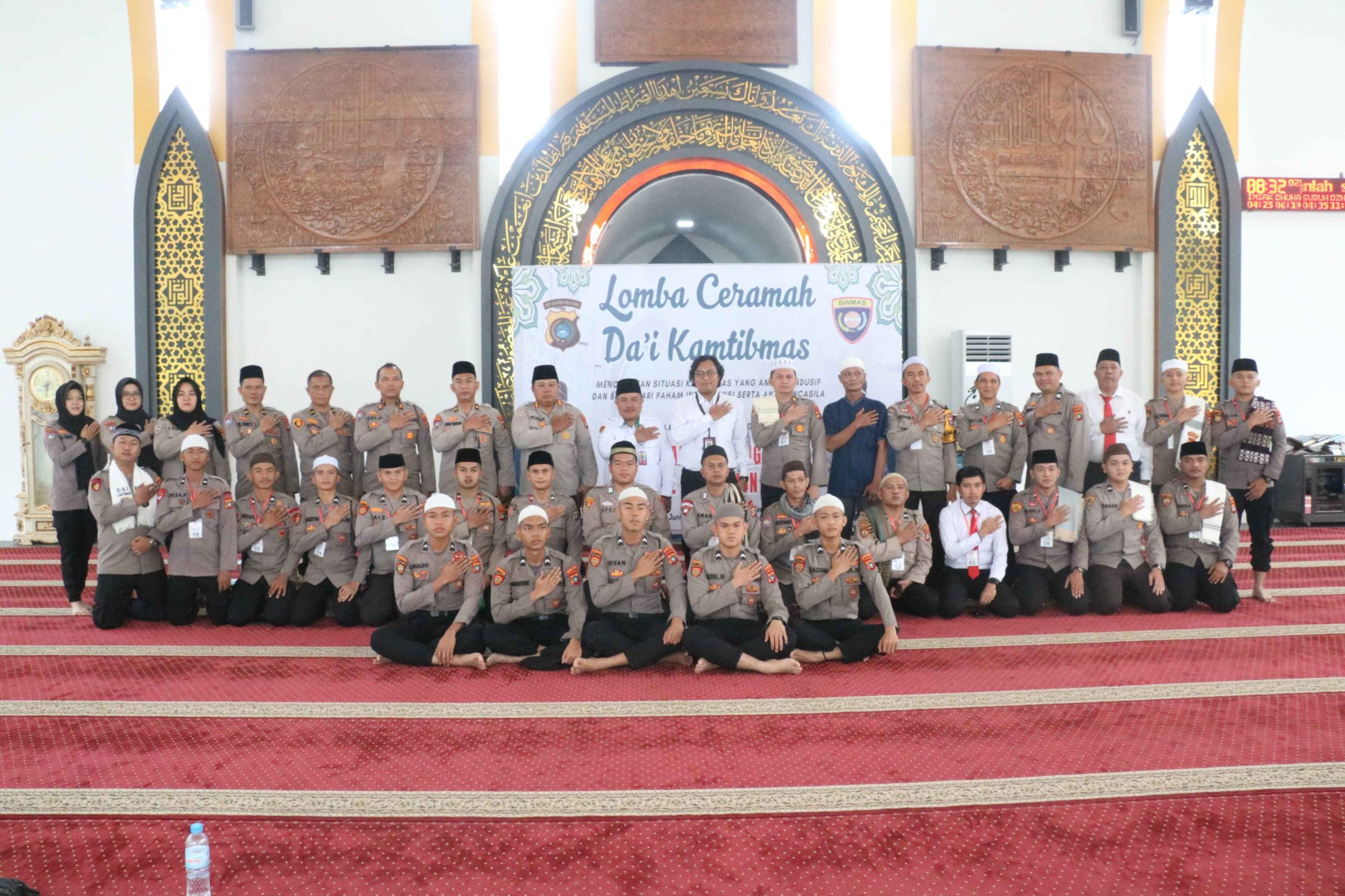 Momentum Hari Bhayangkara Ke 79, Polda Babel Gelar Lomba Ceramah Da’i Kamtibmas Antar Personel