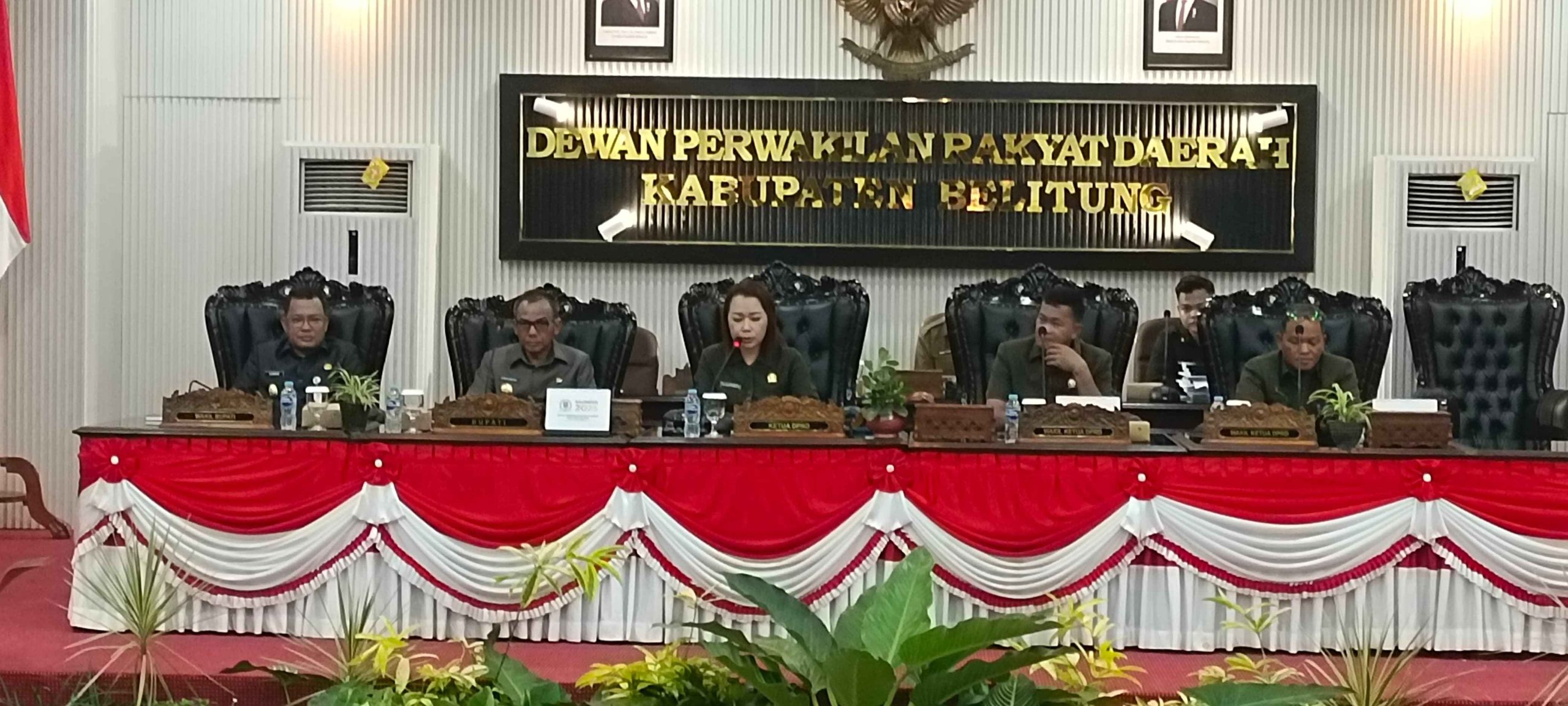 DPRD Belitung Gelar Rapat Paripurna, Bahas Pertanggungjawaban APBD 2024 dan Arah Pembangunan 2025–2029