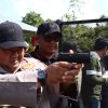 Polres Belitung Gelar Pelatihan Kemampuan Menembak di Mako Brimob Polda Kep. Babel