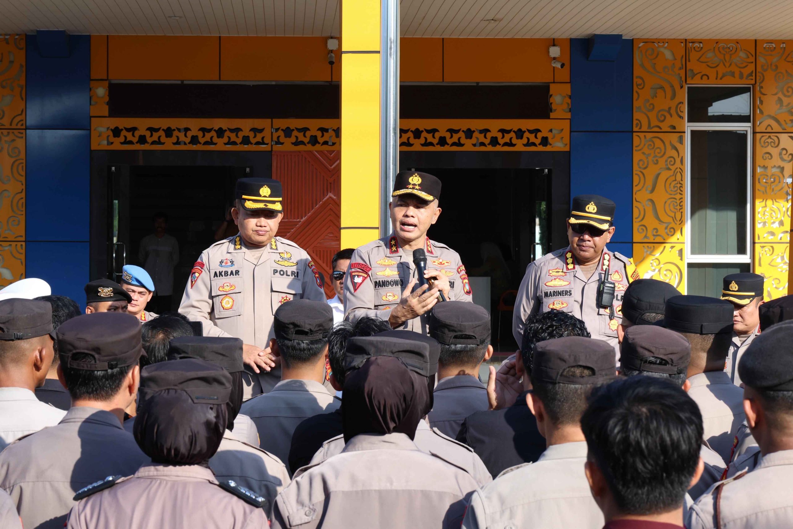 Kapolda Babel Sampaikan Atensi Ke Jajaran Polresta Pangkalpinang, Salah Satunya Pengamanan Pilkada Ulang