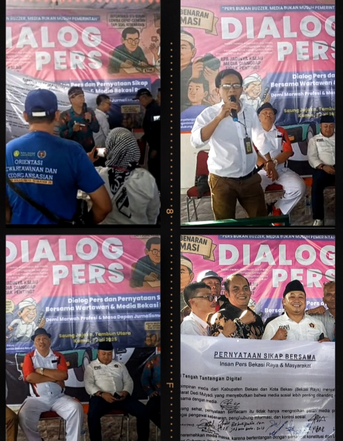 Insan Pers Bekasi Raya Desak Klarifikasi Gubernur Dedi Mulyadi soal Pernyataan Tak Butuh Media!