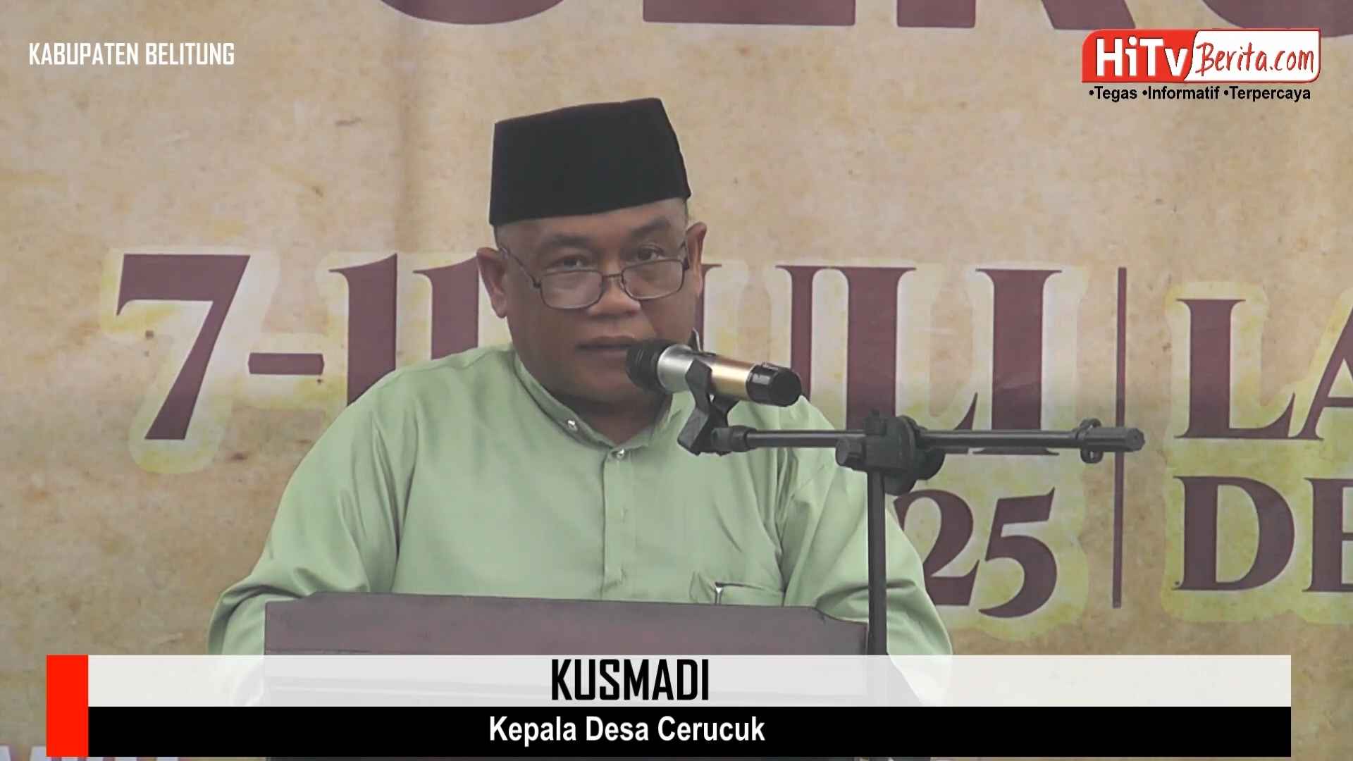 Dalam Rangka Memperingati Hari Jadi Desa Cerucuk Ke-270, Pemerintah Desa Cerucuk Resmi Menggelar Festival Kota Tanah Cerucuk