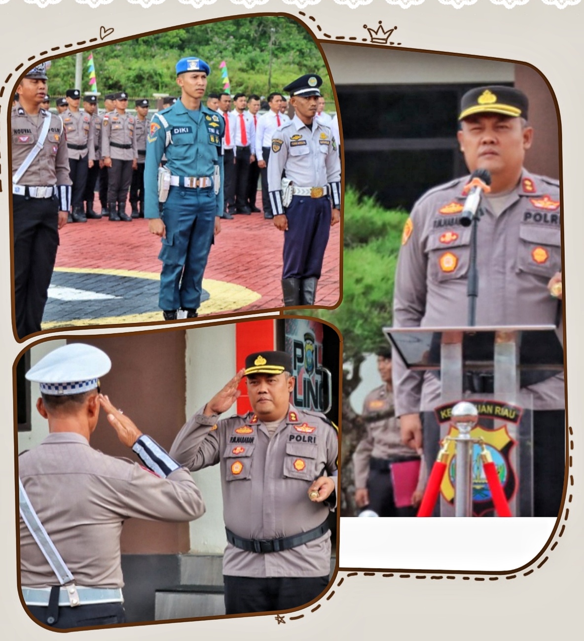 Polres Lingga Gelar Operasi Patuh Seligi 2025, Kapolres Tekankan Budaya Tertib Berlalu Lintas