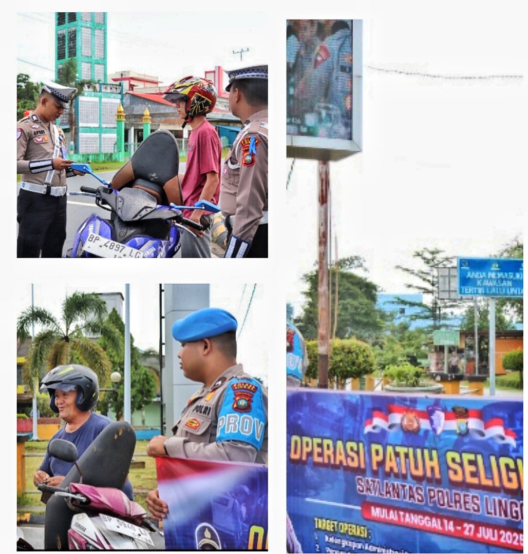 Polres Lingga Gelar Operasi Patuh Seligi 2025: Disiplinkan Pengendara Demi Keselamatan Lalu Lintas!