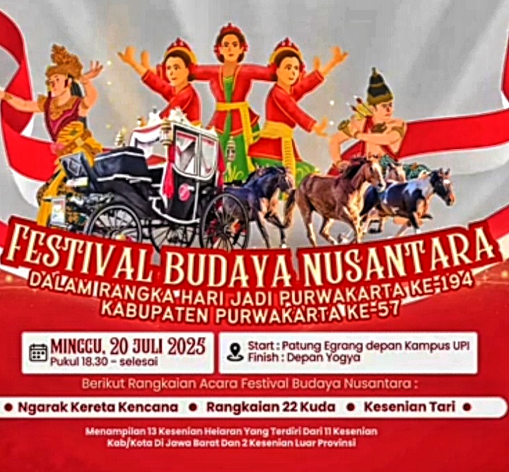 Festival Budaya Nusantara Meriahkan Hari Jadi Purwakarta Ke-194