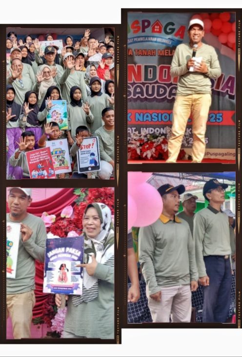 Wakil Bupati Lingga Hadiri Peringatan Hari Anak Nasional di Desa Sedamai