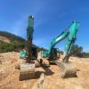 Polda Babel Tangkap 3 Terduga Pelaku Penambangan Dan Pengrusakan Hutan Di Bangka, 2 Unit Excavator Turut Diamankan