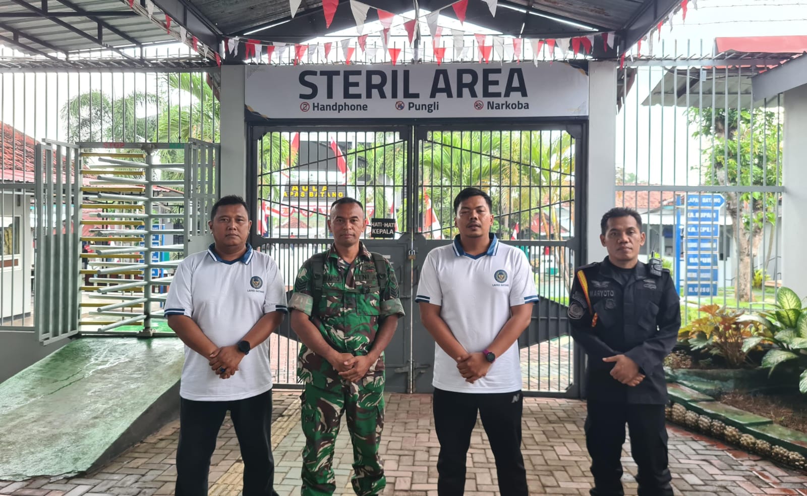 Sinergitas Jaga Keamanan dan Ketertiban, Lapas Batang Terima Bantuan Pengamanan dari Kodim 0736/Batang