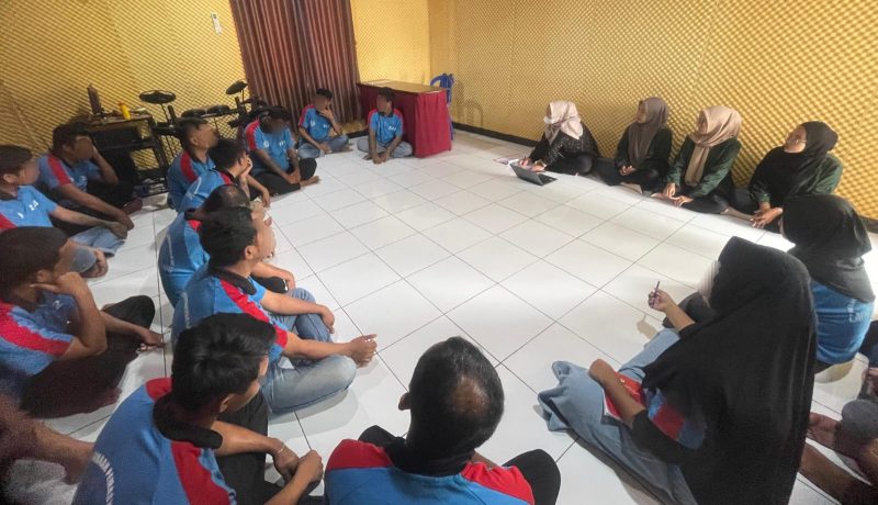 Lapas Klas IIB Batang Selenggarakan Kegiatan Konseling Kelompok. Bersama Psikolog Puskeamas Warungasem Dan Mahasiswa PPL UIN Abduraman Wahid Pekalongan
