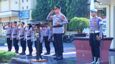 Kapolres Pekalongan AKBP Rachmad C. Yusuf, S.I.K., M.Si. Sebagai Inspektur Upacara Haornas Ke-42 Th. 2025